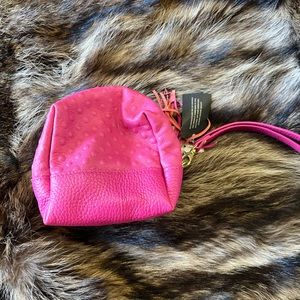 Barbie-pink wristlet!